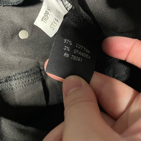 Tripp NYC mini skirt pleated black skull safety pink NWT xxl vintage goth punk - Picture 5 of 7